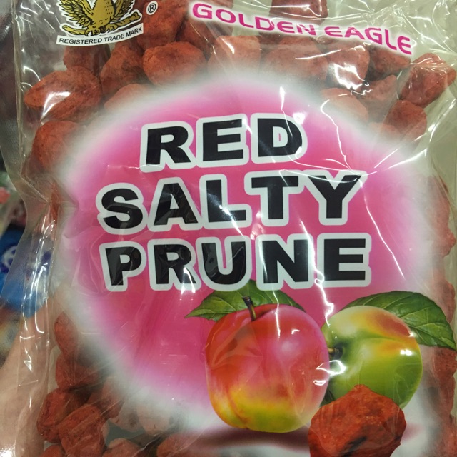 

Red salty prune/manisan (golden aeglr) 500gram