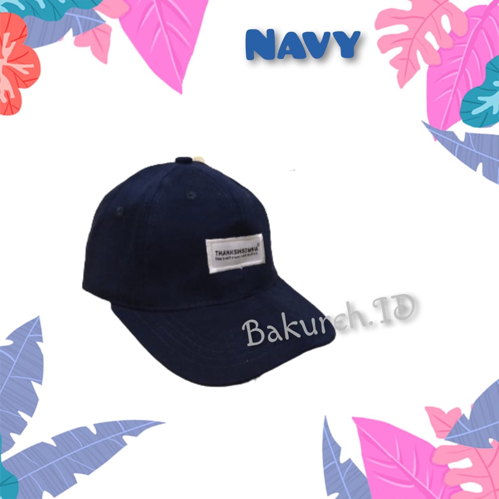 PROMO!!!Topi baseball polos clip cakop besi bahan rapel tebal Thansinsomnia Terbaru - COD