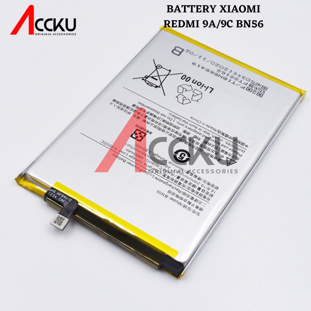 BATERAI XIAOMI REDMI 9A BATERAI XIAOMI BN56 BATERAI XIAOMI REDMI 9C BATTERY XIAOMI REDMI 9A ORIGINAL