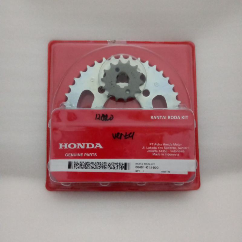 Jual Verza 150/CB Verza Gear Paket/Gigi Tarik Komplit Original