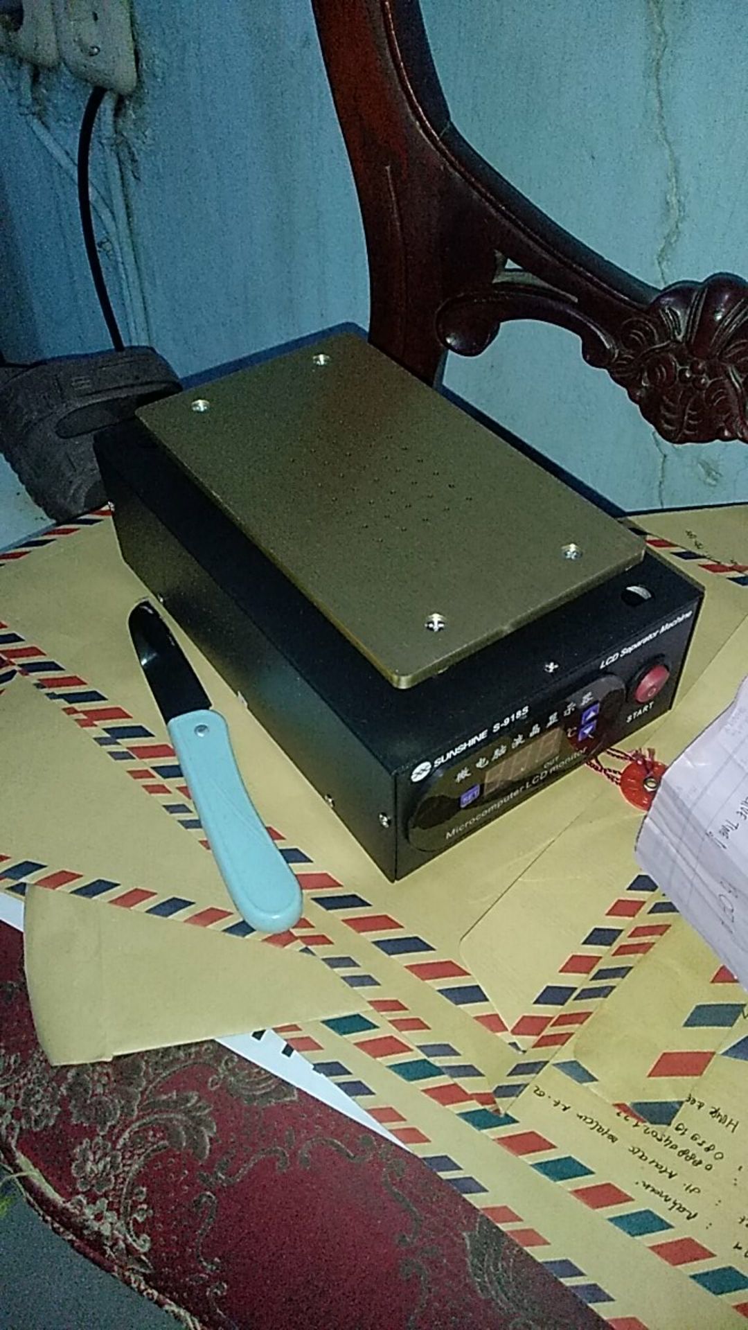 Mesin Pembuka Touchscreen Ss-918s Kecil / Ss918s Vakum