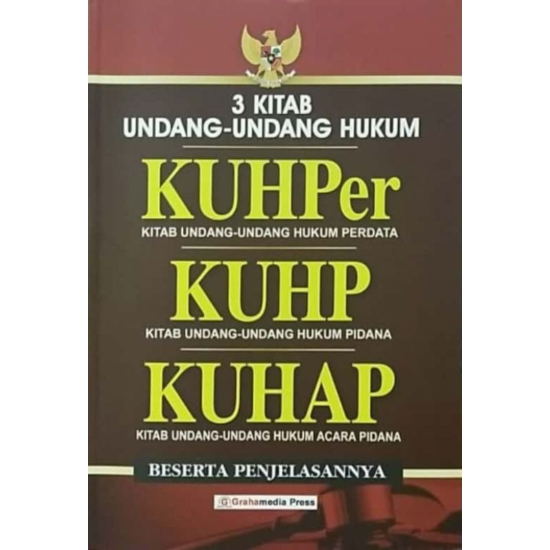 3 KITAB UNDANG UNDANG HUKUM KUHPER KUHP KUHAP