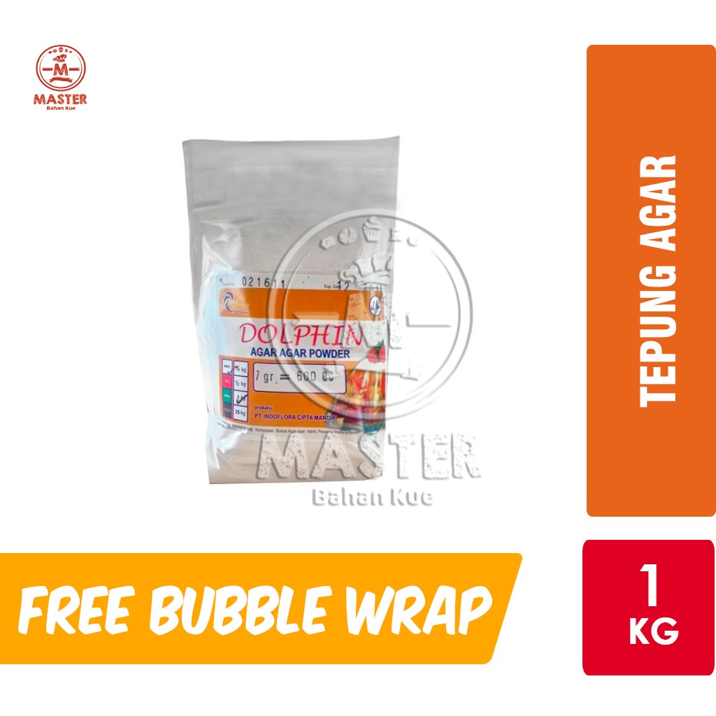 

Tepung Agar Agar Powder DOLPHIN [1 kg]