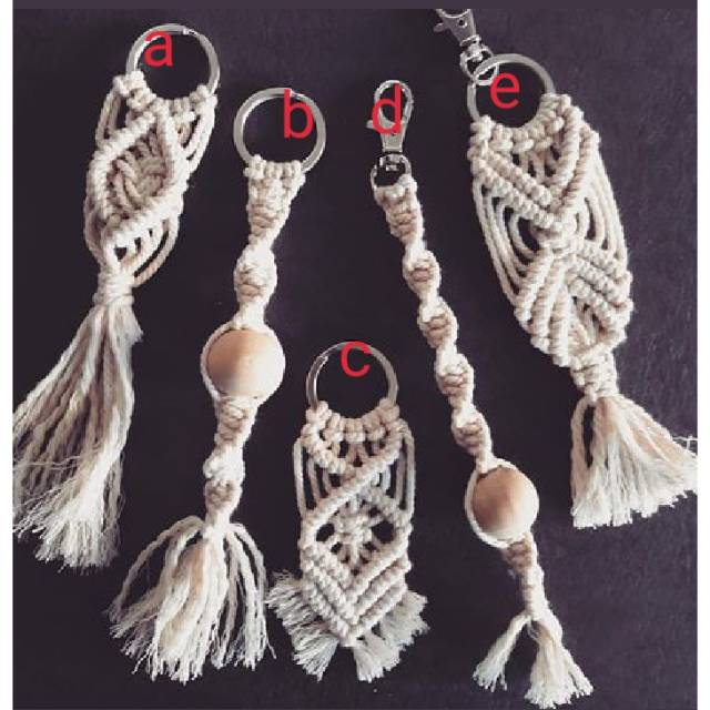 READY STOK) macrame Gantungan kunci (GK 012)