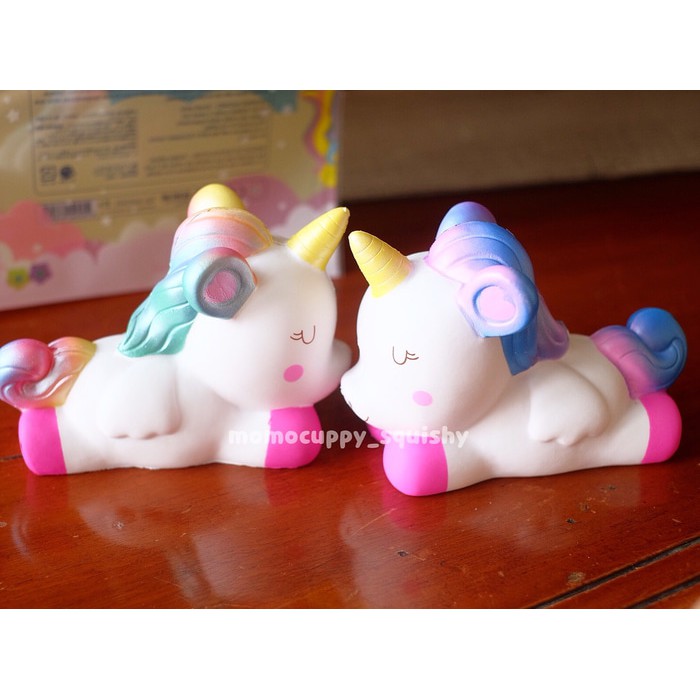 PROMO squishy licensed unicorn sleeping by kiibru ( squishy kuda )