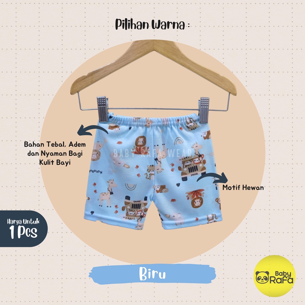 Celana Pendek Bayi Newborn Animal Series merk KOTOBUKI