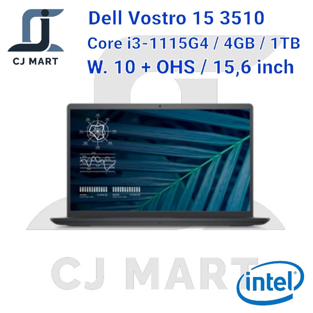 Dell Vostro 15 3510 Core i3-1115G4 / 4GB / 1TB / 15,6&quot;/ W.10+OHS RESMI