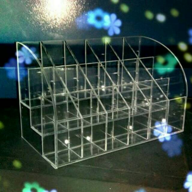 

Acrylic tempat lipstik 18ktk , t18