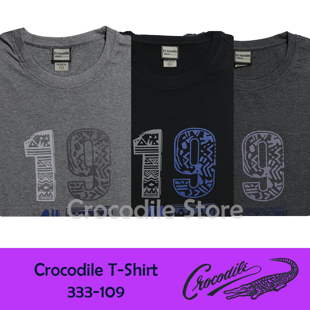 Kaos Oblong Motif Crocodile 333-109