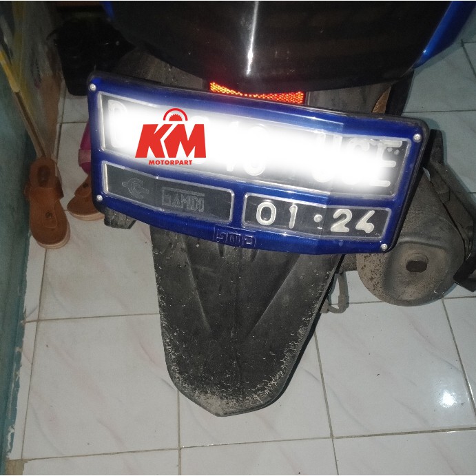 Cover Plat Nomor Gamido Dudukan Plat Tutup Nomor Cembung Oval