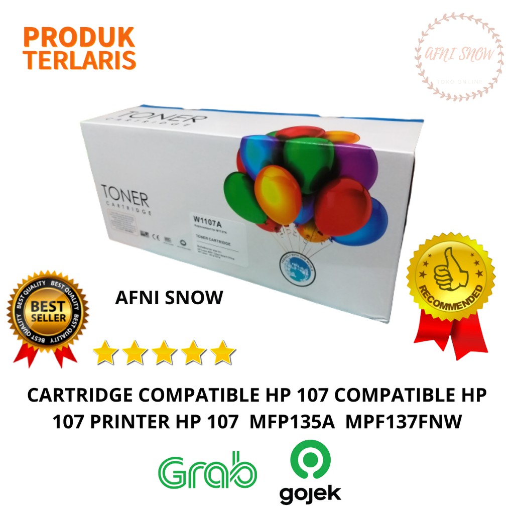 Compatible Toner Cartidge W1107A - Laserjet 107A 107W MFP135A 135W 135FNW (TANPA CHIP)