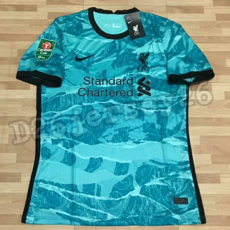 Jersey Liverpool Away 2020 / 2021 OFFICIAL + Patch Carabao Cup