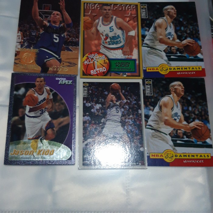kartu basket lot 6 jason kidd insert &base