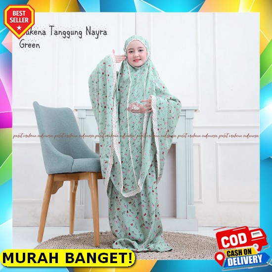 Mukena Anak Karakter Termurah Perempuan Branded Ori Mewah Rayon Bali Adem O7Z3 Terusan Edisi Lebaran