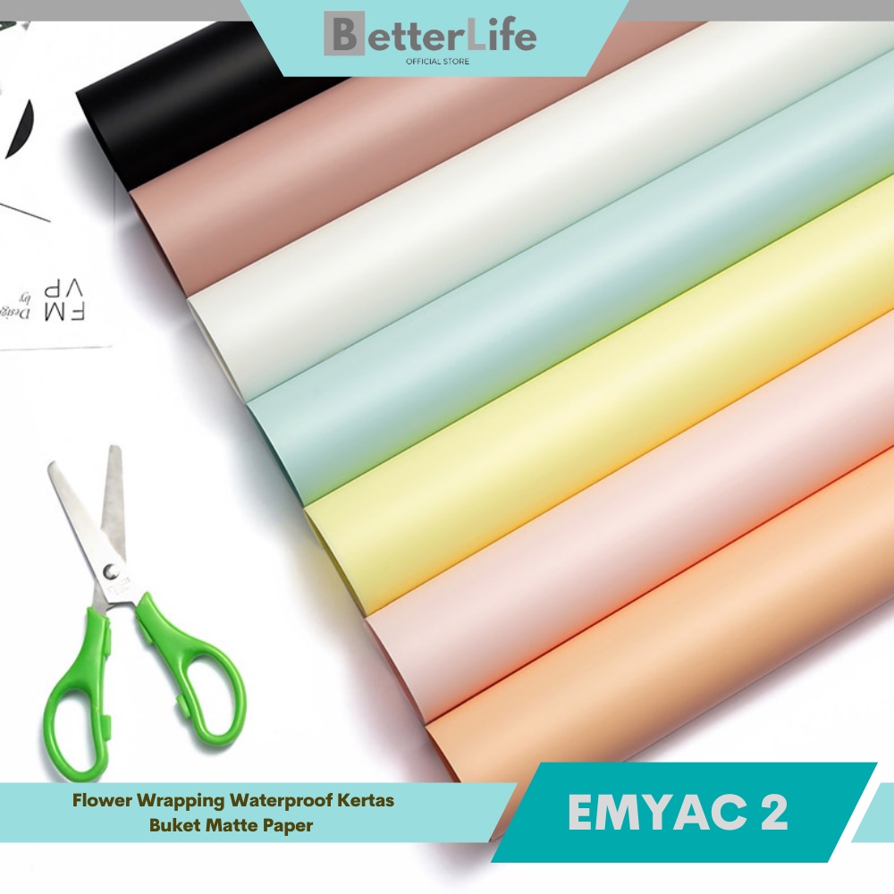 

Better Life - Flower Wrapping Matte Waterproof Bouquet Bunga Cellophane Paper EMYAC2