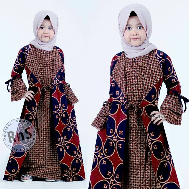 Gamis anak Batik