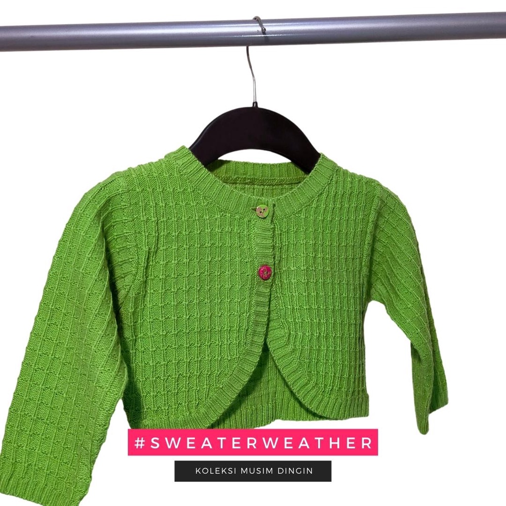 amara Girls Cropped Cardigan (Cardigan Setengah Badan) | Sweater Anak