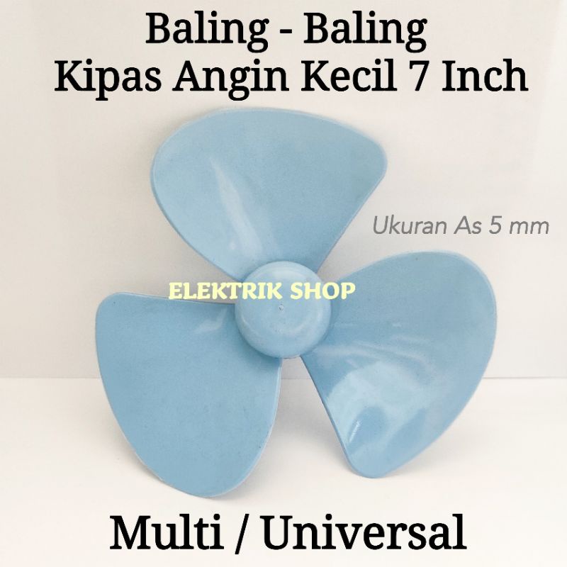 BALING - BALING KIPAS ANGIN KECIL UKURAN 7&quot; INCH MULTI UNIVERSAL SEMUA MEREK