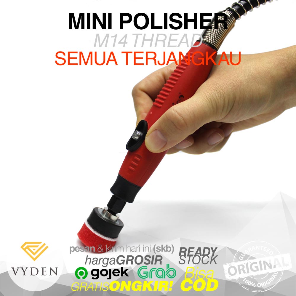 MAXSHINE Mini Polishing System MN01 Nano Spot Polisher Pad Kecil Sela Lekukan Poles Motor Interior Mobil MURAH