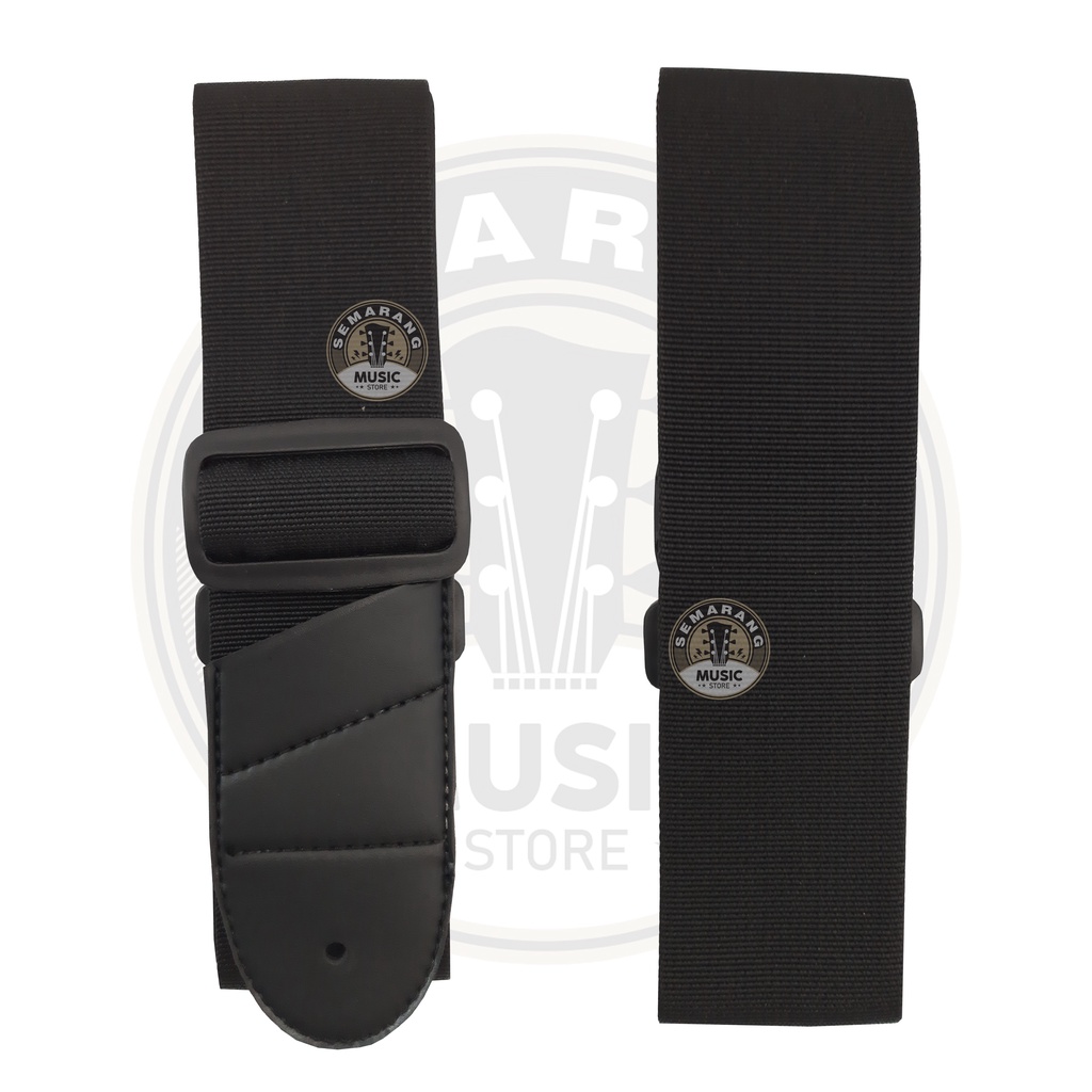 Strap Sabuk Gitar dan Bass Polos Berkualitas