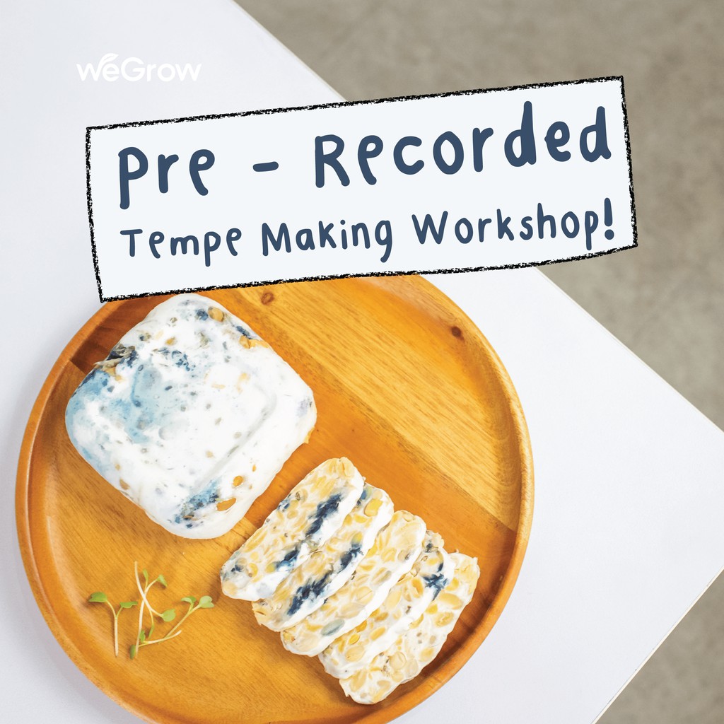 

Kit Pembuatan Tempe Beserta Panduan WeGrow Recorded Workshop Kit