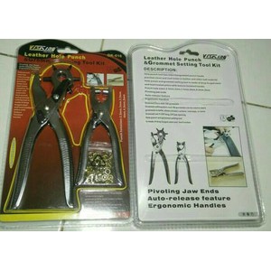 2 Tang Pembolong Sabuk,Karet Gromet Leather Hole Punch Visking