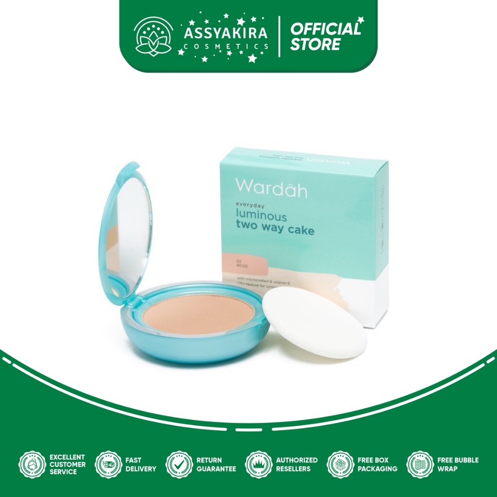 Wardah Everyday Luminous Two Way Cake | Refill Wardah Everyday Luminous Two Way Cake