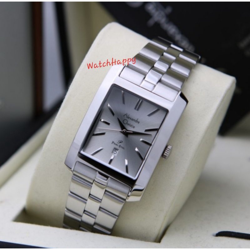 WatchHappy Alexandre Christie 1022 AC 1022 MD AC1022 MD 1022MD Unisex Watch Grey Dial 100% Original