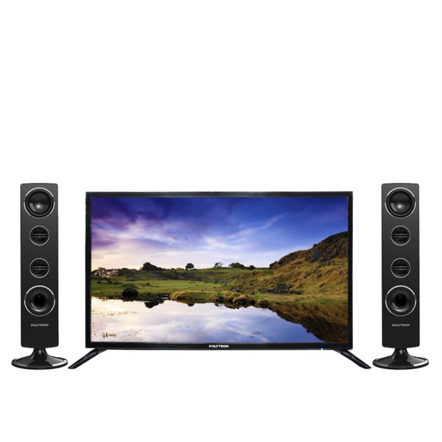 TV Polytron 32 inch dan tower fan speaker