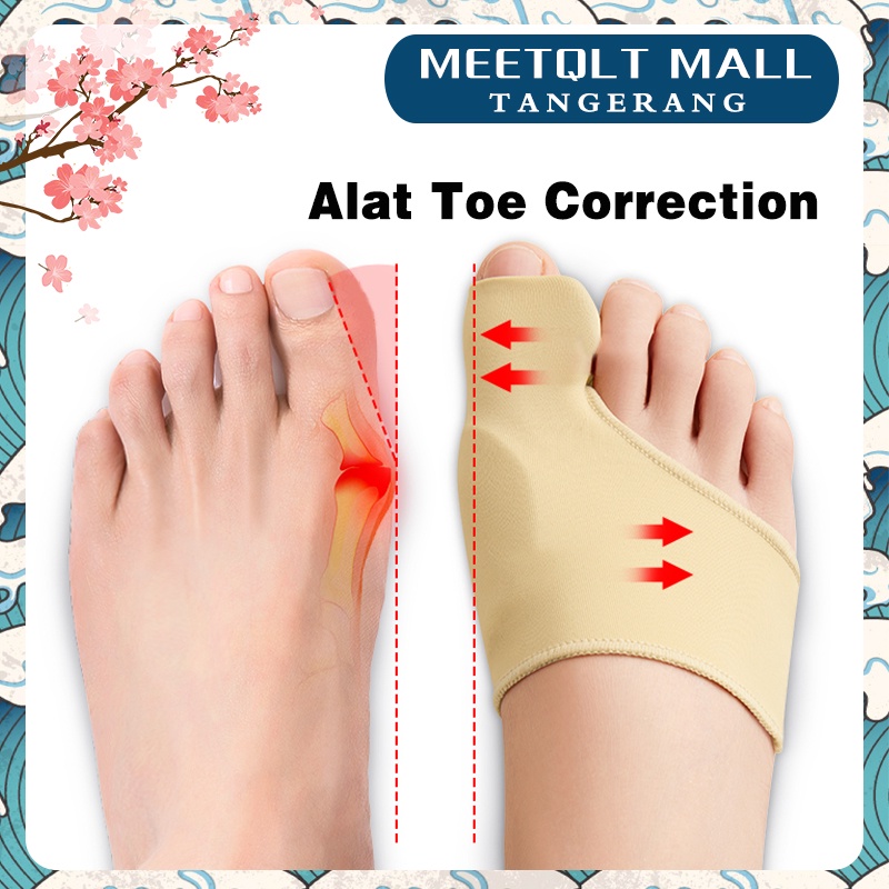 ★1 Pasang★ Korektor Tulang Jempol Bunion Hallux Orthotics Alat Corrector Bunion Hallux Orthotic Bunion Gel Socks Alat Korektor Jempol