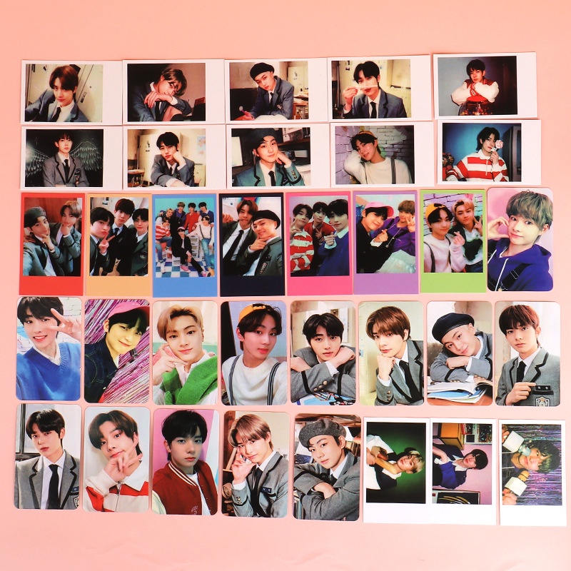 7pcs / set Kartu Pos Polaroid Kpop ENHYPEN Ggu Ggu Untuk Koleksi