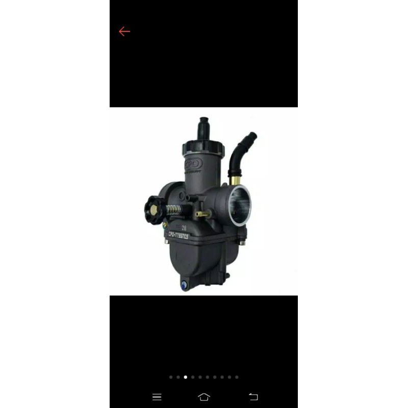 karburator pe 28 cpo black racing pj mj jarum karet intake model tk koso uma tdr moto1
