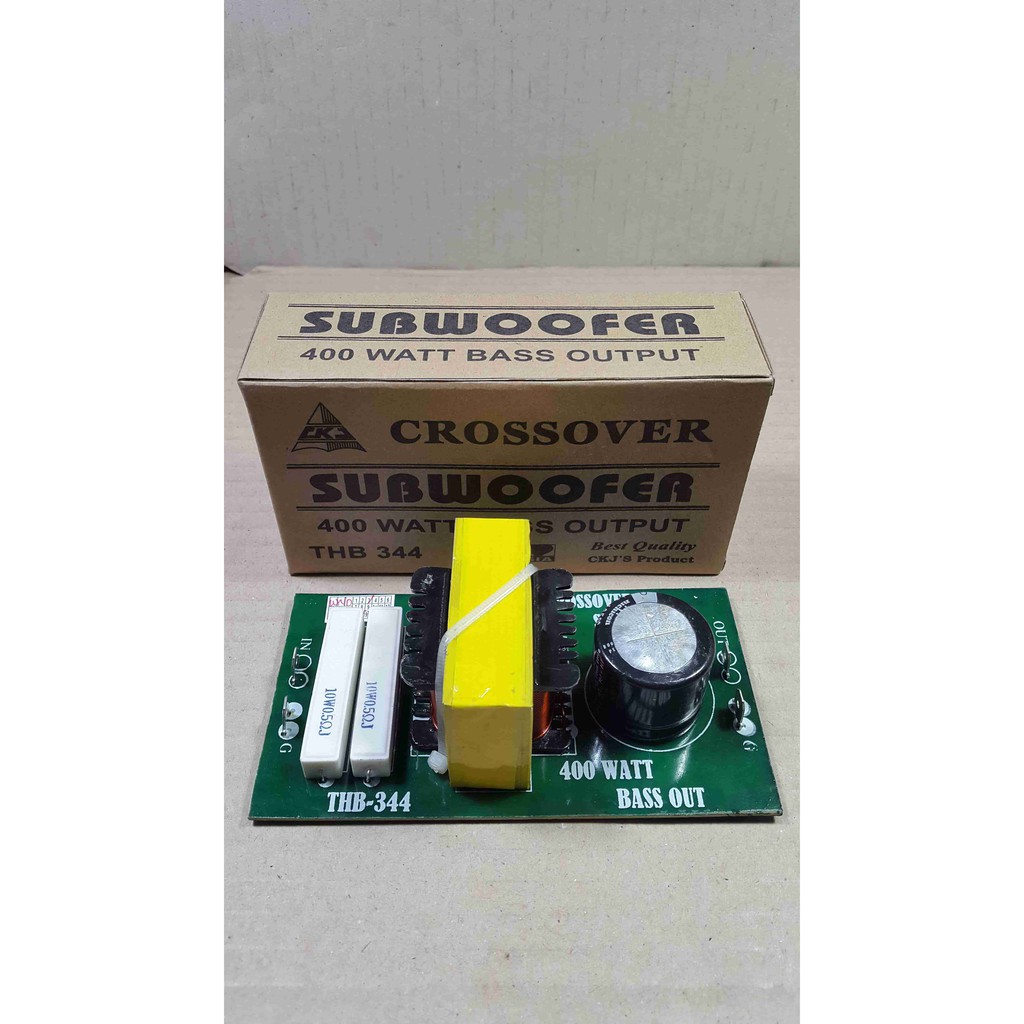 KIT CROSSOVER SUBWOOFER MONO 400 WATT Shopee Indonesia