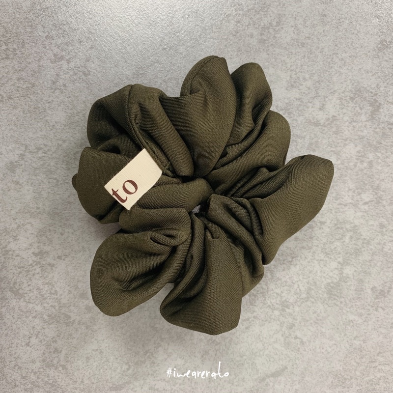 ERATO - Scrunchie / Ikat Rambut-Olive