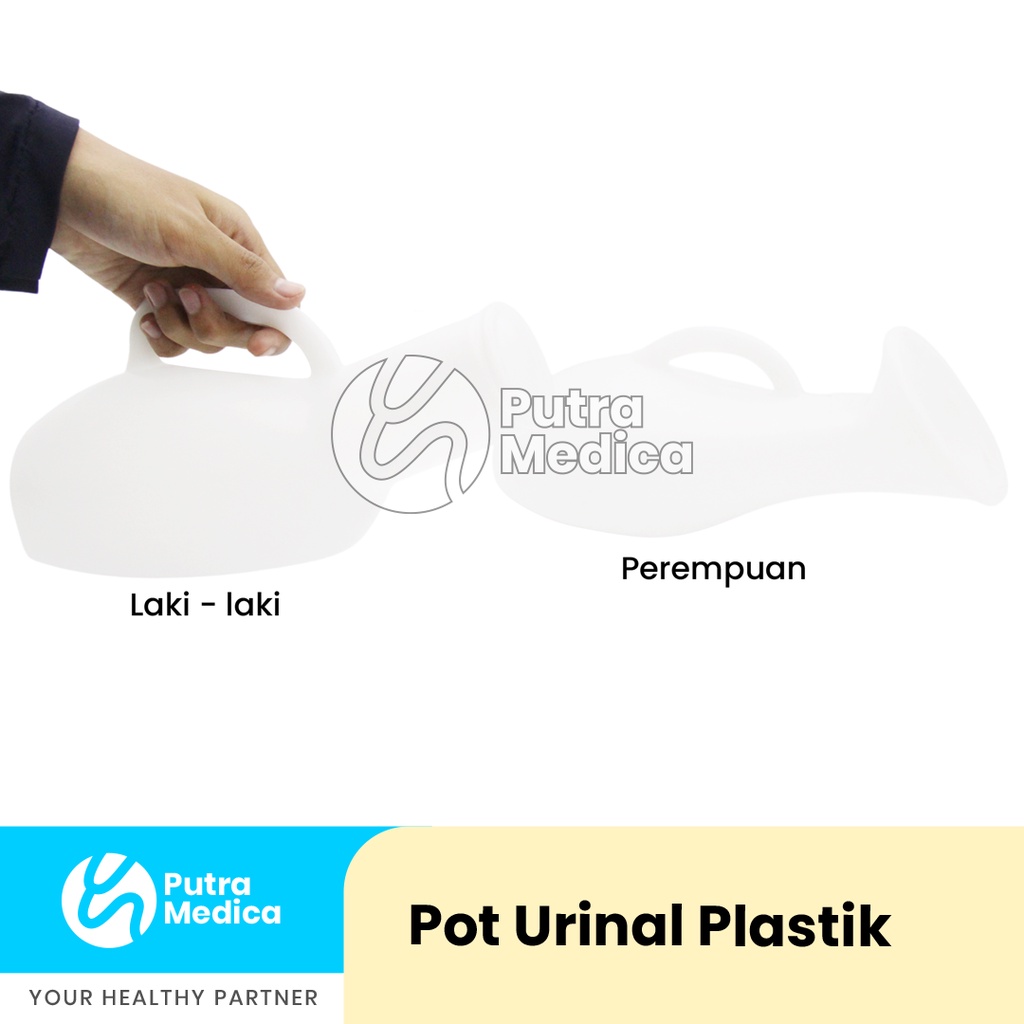 Onemed Pot Urinal Plastik Laki Laki / Pispot Wadah Penampung Urine / Tabung Kencing