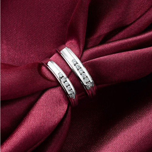 Cincin Pria Cincin Lamaran Cincin Wanita Cincin Perak Wanita Nikah Tunangan Lamaran Pasangan CP120