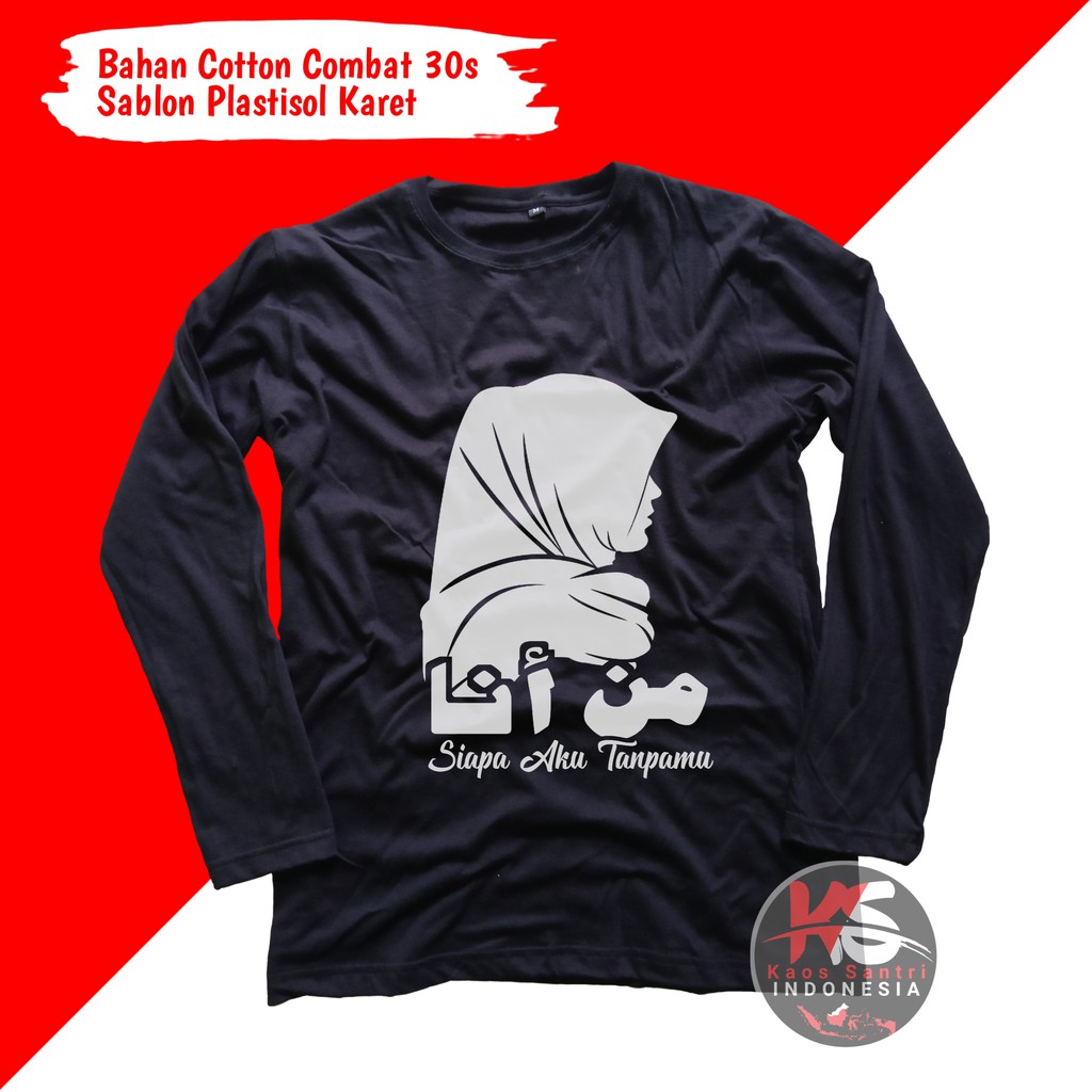 KAOS SANTRI // KAOS SANTRI SALAFI // KAOS DAKWAH // KAOS MUSLIM // KAOS DISTRO // A5-A5 Panjang