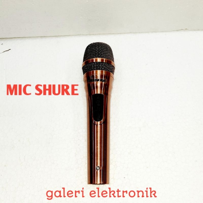 mic/mic kabel/microphone Shure S 96 body besi plus koper