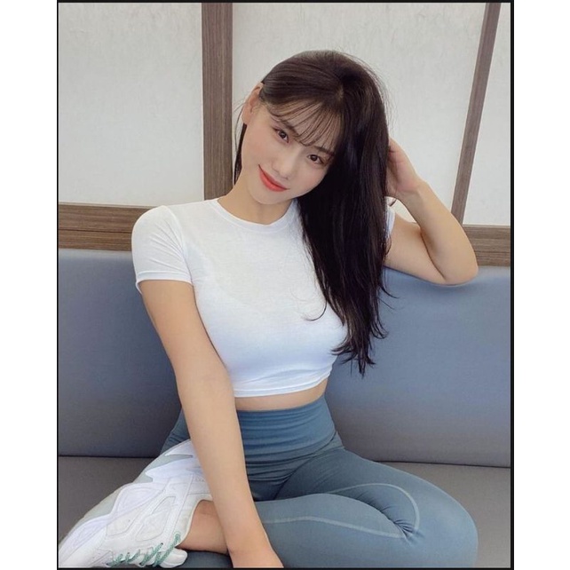 CROP TOP WANITA//CROP TOP KOREAN/KAOS KETAT