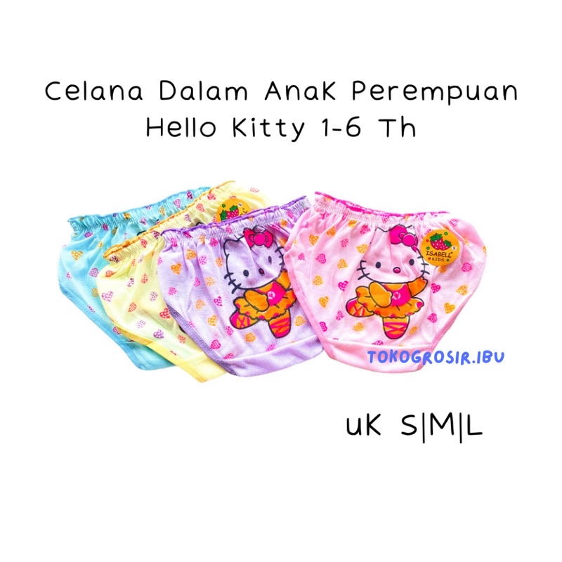 Cd Celana Dalam Anak Bayi Perempuan Hello Kitty Celana Boxer Anak Cawet Sempak Anak Perempuan Katun