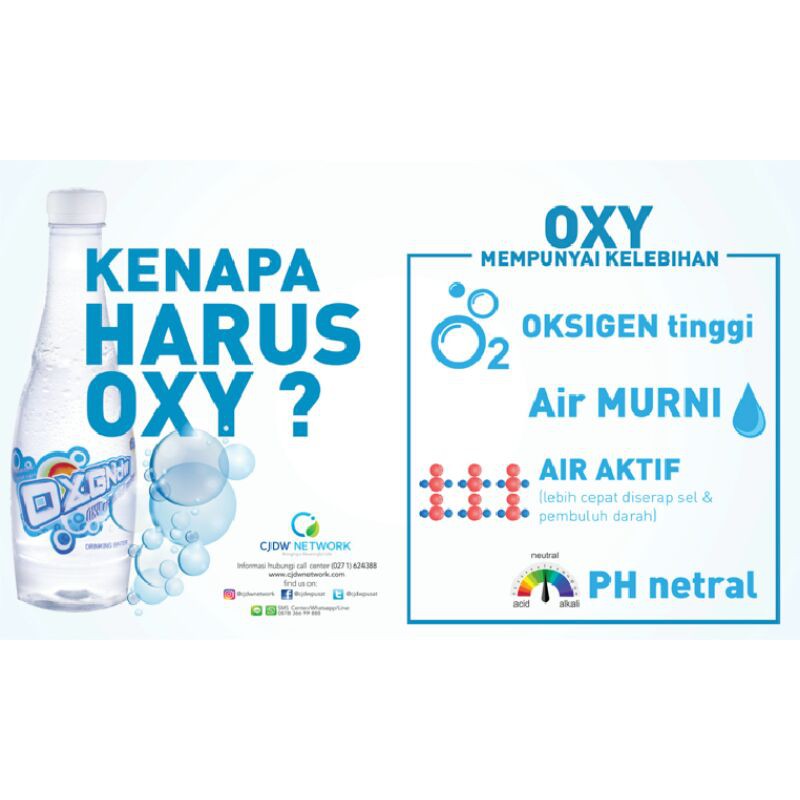 AIR OXYGEN OXYGNDW CJDW Air oxy (1 dus 24 botol @470 ml)