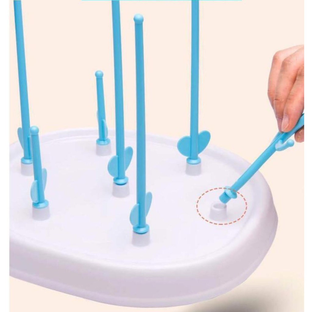 LID015 - Baby Bottle Drying Rack (Rak Pengering Botol Bayi)