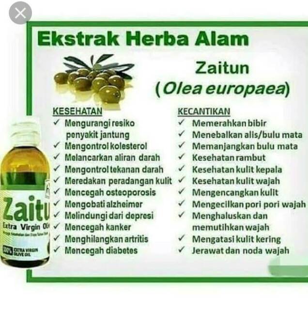 

Minyak Zaitun Extra Virgin Olive Oil