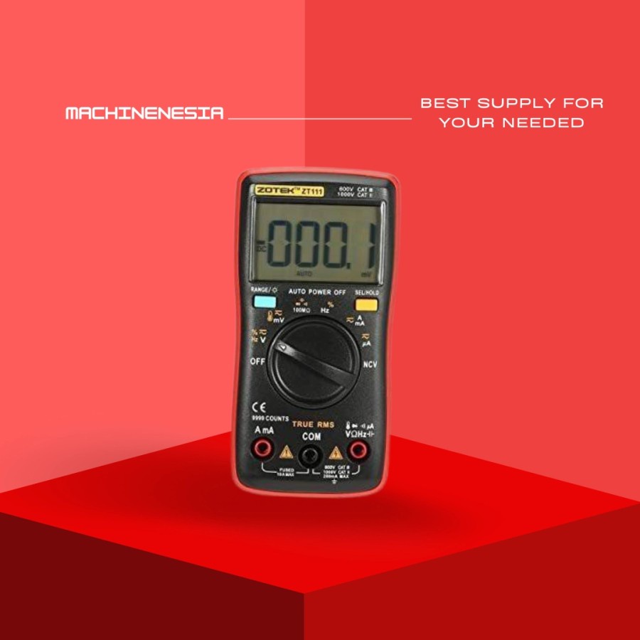 Jual MULTITESTER DIGITAL AC DC / AVOMETER DIGITAL / MULTIMETER ZOTEK