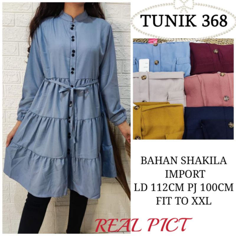 ciayo ~ Tunik shakila import 368 / tunik wanita fit to xxl jumbo