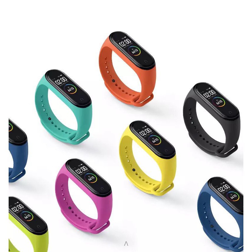 Strap MiBand 3/4/5/6 Strap Silicone Tali Pengganti Xiaomi Mi Band 3/4/5/6 Warna Polos AH033 -  ACS