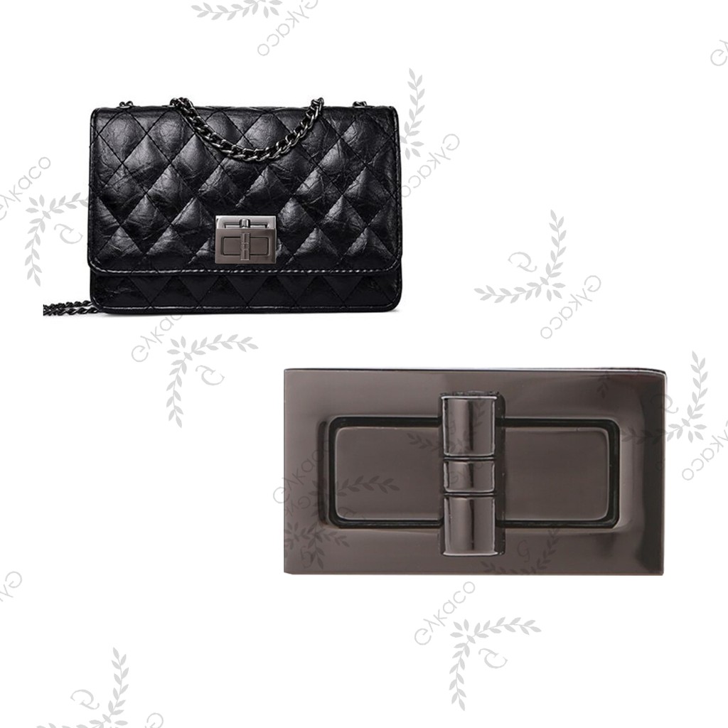 Variasi V082 Kunci Putar / Slop / Buckle - Aksesoris Tas &amp; Dompet Wanita Fashion (IMPORT)