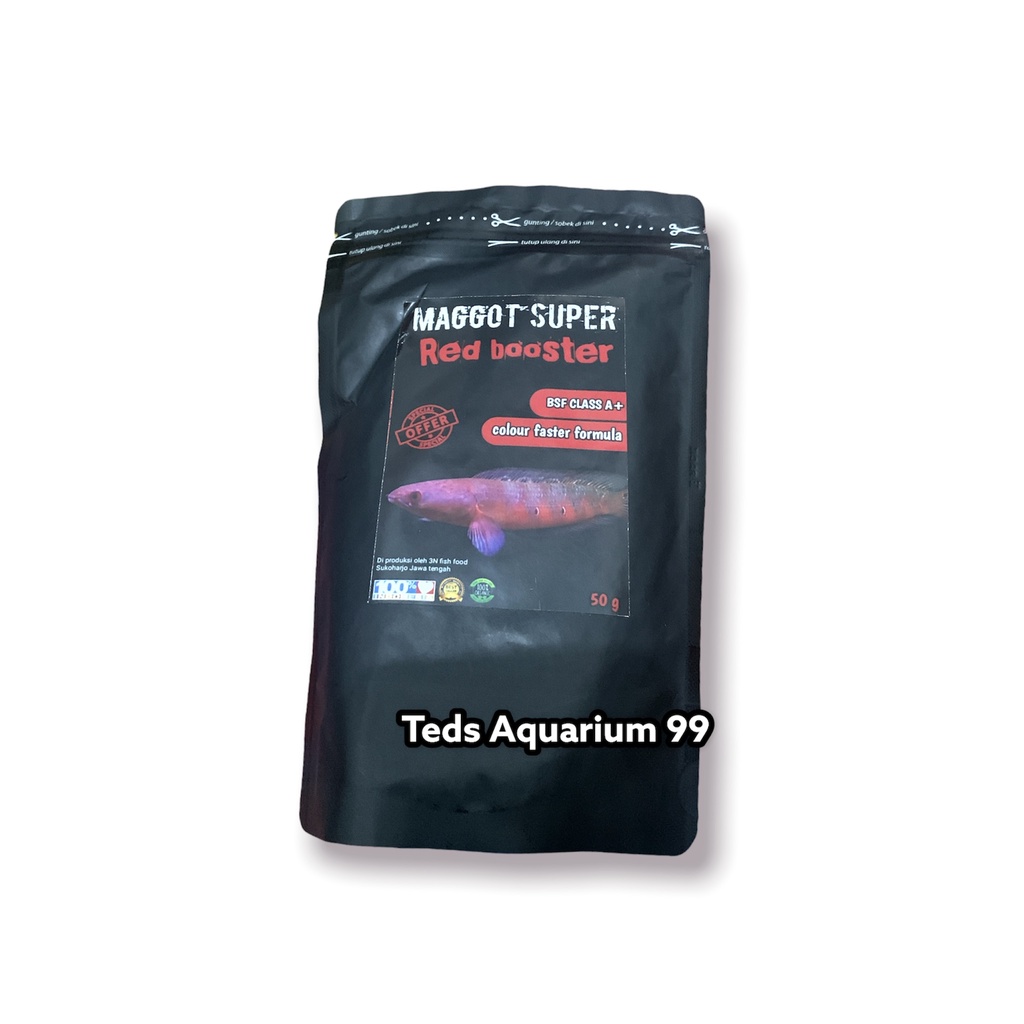 Maggot super colour booster red yellow blue - Biru Chana