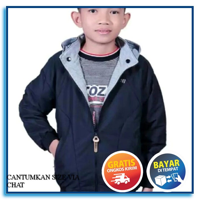 Jaket Anak Laki Korea Pria Distro Outerwear Cowok Keren Laki-Laki Murah Umur 1 2 3 4 5 6 7 8 9 10 Ou