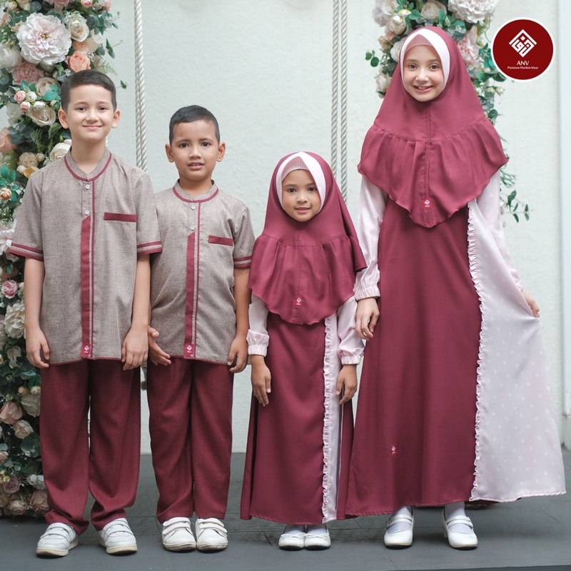 COUPLE GAMIS YASMEE DAN KOKO NIZAM BY ANV